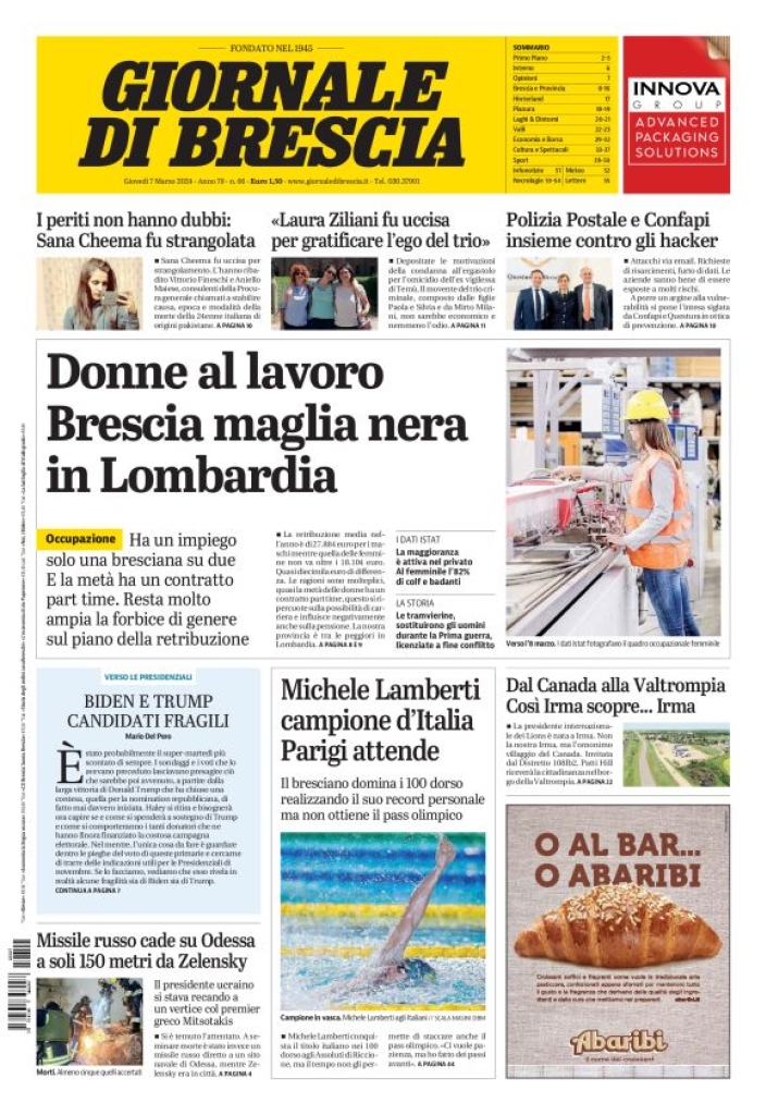 Quotidiani di Brescia Giornale di Brescia Brescia Oggi